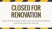 Under Renovation Construction Facebook event cover Image Preview