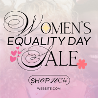 Minimalist Women's Equality Sale Instagram post Image Preview