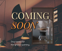 Cafe Opening Soon Facebook Post Design