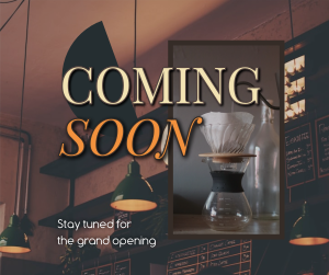 Cafe Opening Soon Facebook post Image Preview