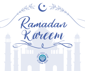 Ramadan Mosque Greeting Facebook post Image Preview