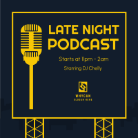 Late Night Podcast Instagram post Image Preview