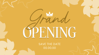 Crown Grand Opening Facebook Event Cover Image Preview