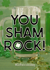 St. Patrick's Shamrock Flyer Image Preview