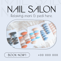 Simple Nail Salon Linkedin Post Image Preview