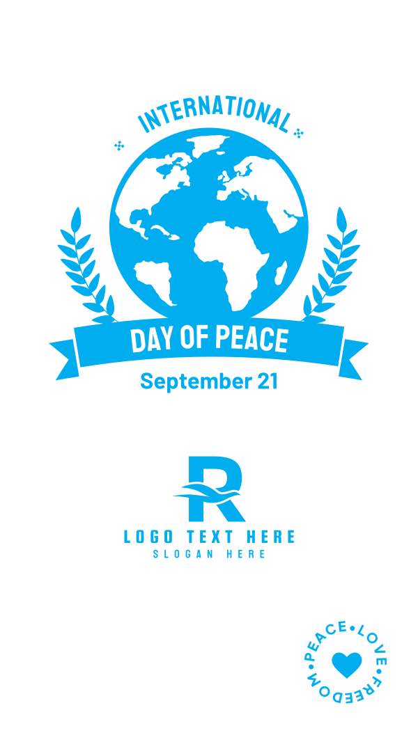 International Day of Peace Facebook Story Design Image Preview