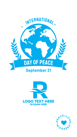 International Day of Peace Facebook story