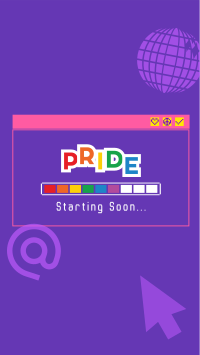 Pride Party Loading YouTube Short Design