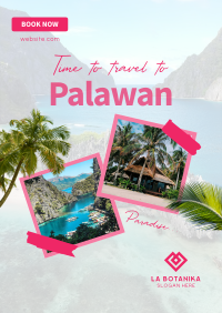 Palawan Paradise Travel Flyer Design