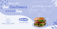 Customer Feedback Food Facebook ad Image Preview