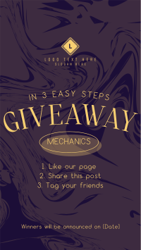 Easy Giveaway Mechanics Video Image Preview