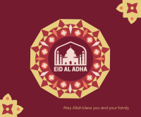 Eid Al Adha Frame Facebook post Image Preview