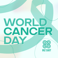Gradient World Cancer Day Instagram post Image Preview