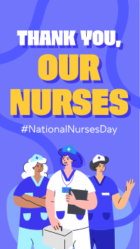 National Nurses Day Instagram Story Design
