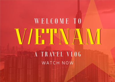 Vietnam Cityscape Travel Vlog Postcard Image Preview