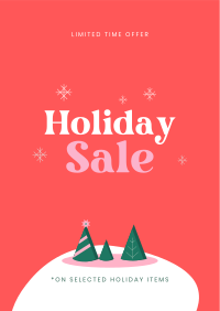 Holiday Countdown Sale Flyer Design