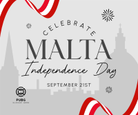 Celebrate Malta Freedom Facebook Post Design