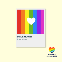 Pride Month Pantone Instagram Post Design