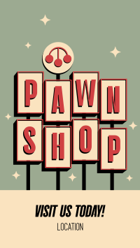 Pawn Shop Retro Instagram Story Design