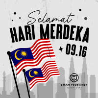 Hari Merdeka Malaysia Instagram post Image Preview