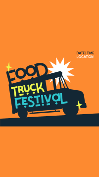 Food Truck Festival Facebook Story Preview