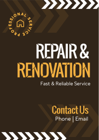 Repair & Renovation Flyer Design