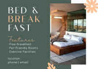 Bed & Breakfast Postcard Image Preview