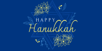 Hanukkah Star Greeting Twitter post Image Preview