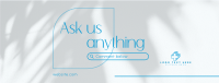 Simply Ask Us Facebook Cover Design