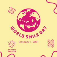 Smiling Earth  Instagram Post Design