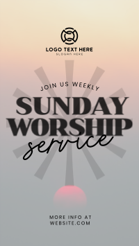 Sunday Worship Instagram Story Preview
