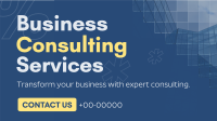 Generic Business Consultation Facebook Event Cover Design