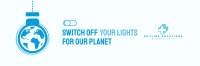 Earth Hour Lights Off Twitter Header Image Preview