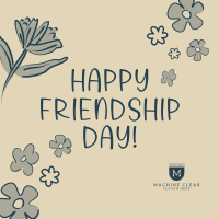 Floral Friendship Day Instagram Post Design