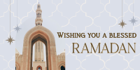 Greeting Ramadan Arch Twitter Post Image Preview