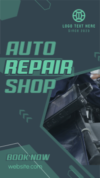 Auto Repair Shop YouTube short Image Preview