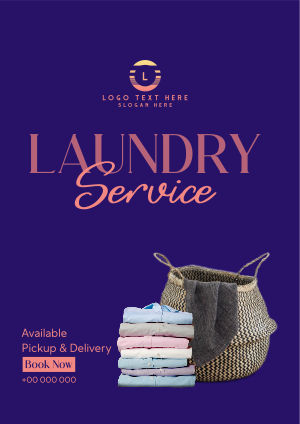 Laundry Delivery Services Flyer Image Preview