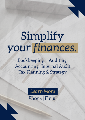 Blocky Finance Consulting Poster Image Preview