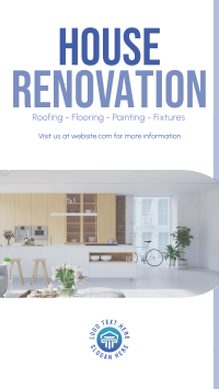 Renovation Construction Services Instagram Reel Design