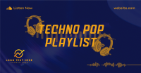 Techno Pop Music Facebook ad Image Preview