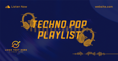 Techno Pop Music Facebook ad Image Preview