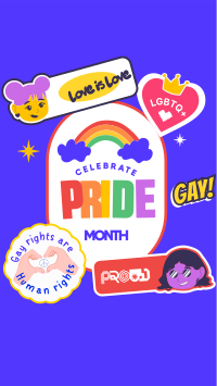Proud Rainbow Facebook Story Design