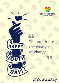 Youth Day Quote Flyer Design
