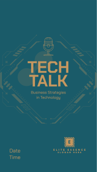 Tech Talk Podcast Instagram story Image Preview