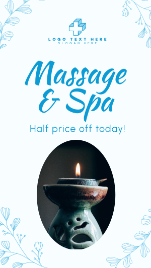 Spa Services Instagram story Image Preview