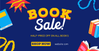Big Book Sale Facebook ad Image Preview