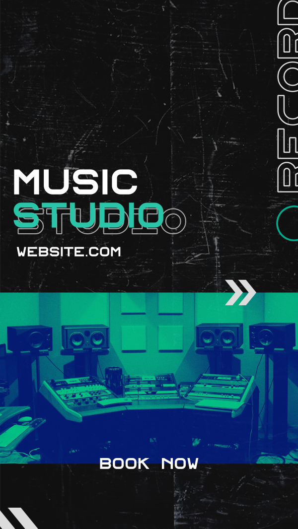 Music Studio Facebook Story Design Image Preview