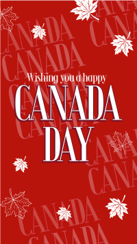 Hey Hey It's Canada Day YouTube Short Design