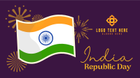 India Day Flag Facebook Event Cover Design