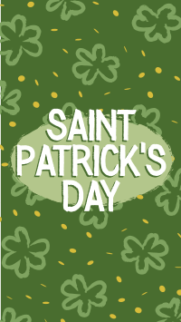 St. Patrick's Clovers Instagram Story Design